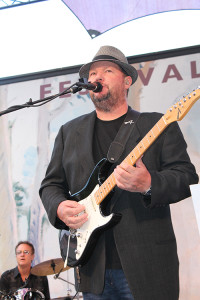 Christopher Cross on stage at Pageant of the Masters Celebrity Event