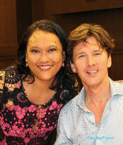 Ruchel with the author Andrew McCarthy