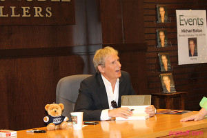 Michael Bolton promoting his new book at Barnes & Noble The Grove Los Angeles