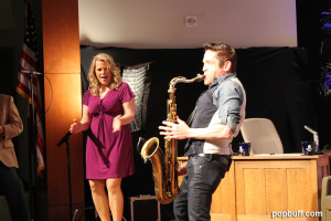 Dave Koz with Kelly from Breakfast with Garry and Kelly