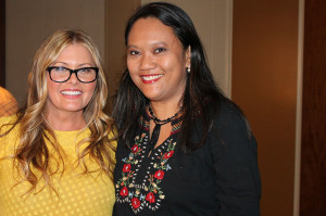 Nicole Eggert (Charles in Charge and Baywatch) with Ruchel Freibrun