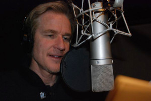 Matthew Modine at the recording studio for Full Metal Jacket