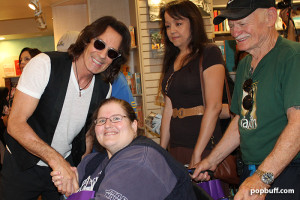 Rick Springfield with a fan