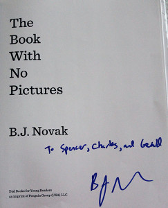 bj novak the book with no pictures