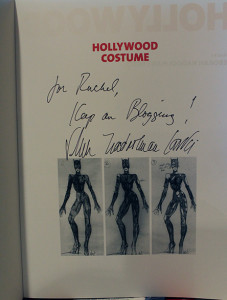 Hollywood Costume Book autographed by Deborah Nadoolman Landis