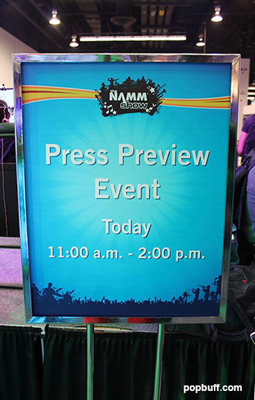 NAMM Preview Day Jan 21 - 2015