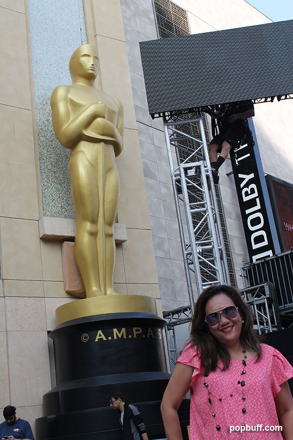 Ruchel Freibrun at The Dolby Theatre Plaza for Oscar Week