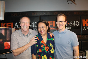 Bill Handel, Ruchel Freibrun and Gary Hoffman