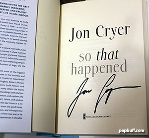 Autographed So That Happened Book JOn Cryer_FB