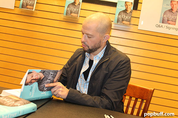 Jon Cryer signs his book So That Happened