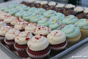 Mini cupcakes at Susie Cakes