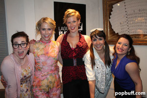 (L-R) Kate Alden (Kate) Anna Marie Clausen (Anita) Shelby Garret (Carol) Dina Desmone (Sharon) and Sonya Carter (Liza/Director)