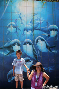 At the Wyland Galleries in Laguna Beach