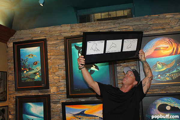 Wyland at the Wyland Galleries