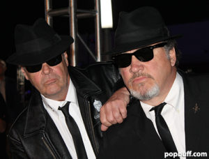 Dan Aykroyd and Jim Belushi at the opening of House of Blues Anaheim
