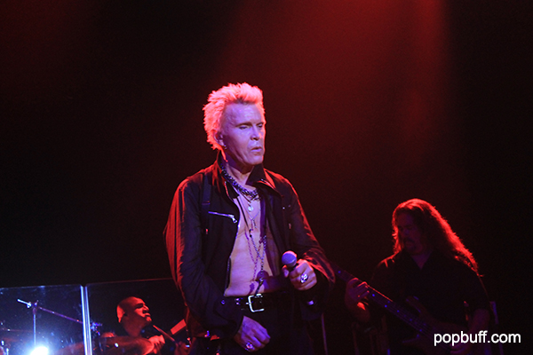 Living icon Billy Idol performs at the house of Blues Anaheim