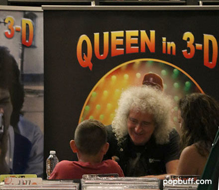 Music icon Brian May in Los Angeles for a book launching event