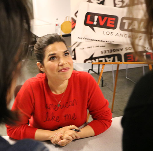 America Ferrera engages with fans