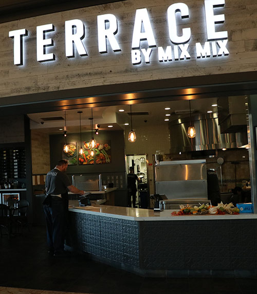 Terrace by Mix Mix a Euro-Filipino Restaurant located in Costa Mesa