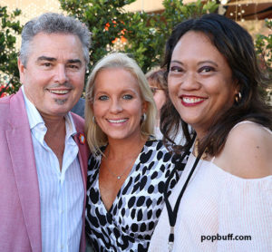 Christopher Knight and wife Cara Kokenes Knight and popbuff blogger Ruchel Freibrun