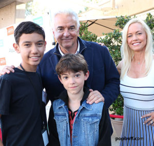 John O Hurley with family and popbuff junior photographer Charles Freibrun