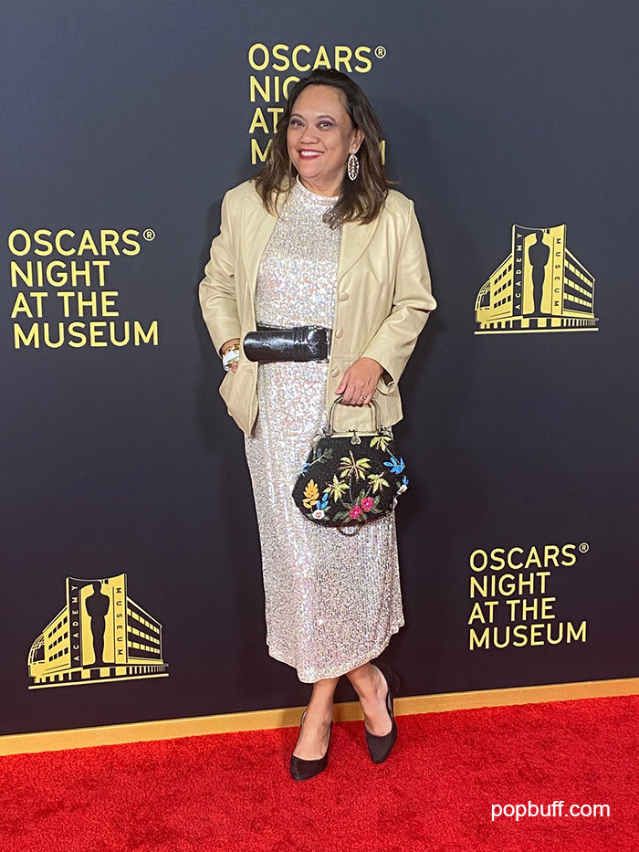 A memorable night with popbuff blogger Ruchel Freibrun at the first Oscar Night at the Academy Museum