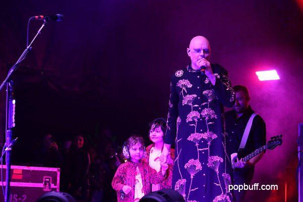 Billy Corgan with son and daughter at BeachLife Fest