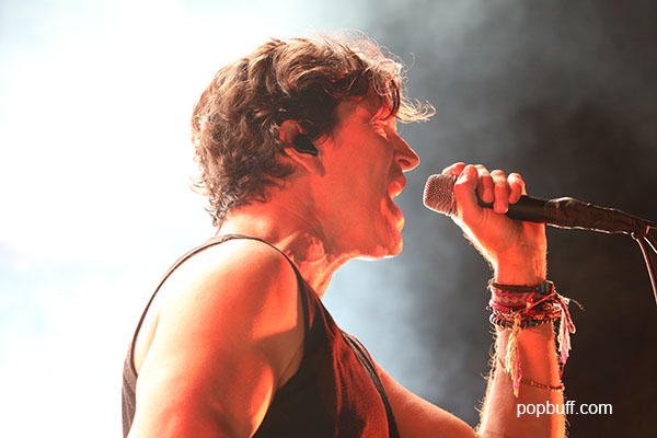 Stephan Jenkins lead singer of Third Eye Blind performs at Five Point Amphitheatre 8-13-22