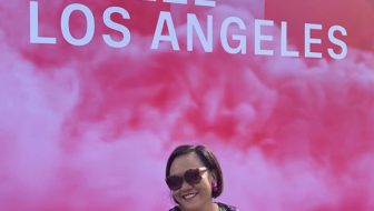 Ruchel Freibrun at Frieze Los Angeles 2023 in Santa Monica Airport - Popbuff.com