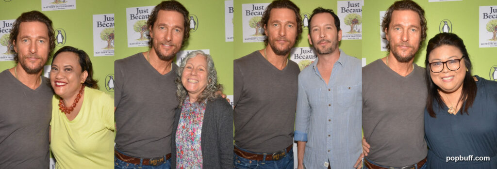 Attendees at the book launching of Matthey McConaughey's "Just Because" at Barnes & Noble The Grove in Los Angeles 