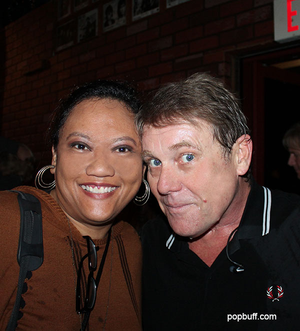 Ruchel Freibrun, popbuff blogger with Dave Wakeling