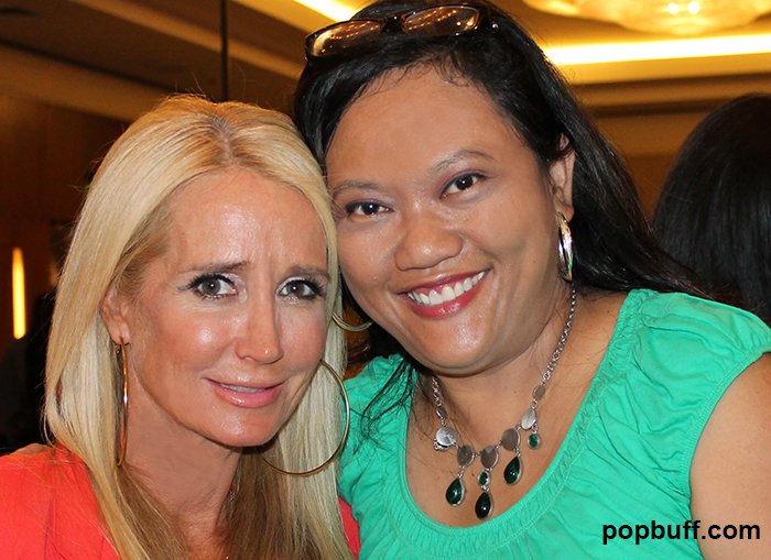 Kim Richards with pop culture blogger Ruchel Freibrun
