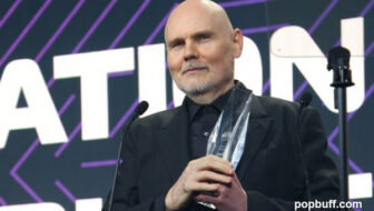 Billy Corgan, lead singer of Smashing Pumpkins receives TEC innovation Award at the NAMM Show 2026 in Anaheim, CA