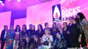 A powerful moment on stage Performers and honorees come together for the grand finale group photo at the She Rocks Awards 2026 (Jan 23, 2026)— a celebration of talent, strength, and women who continue to shape the music industry. - Popbuff.com